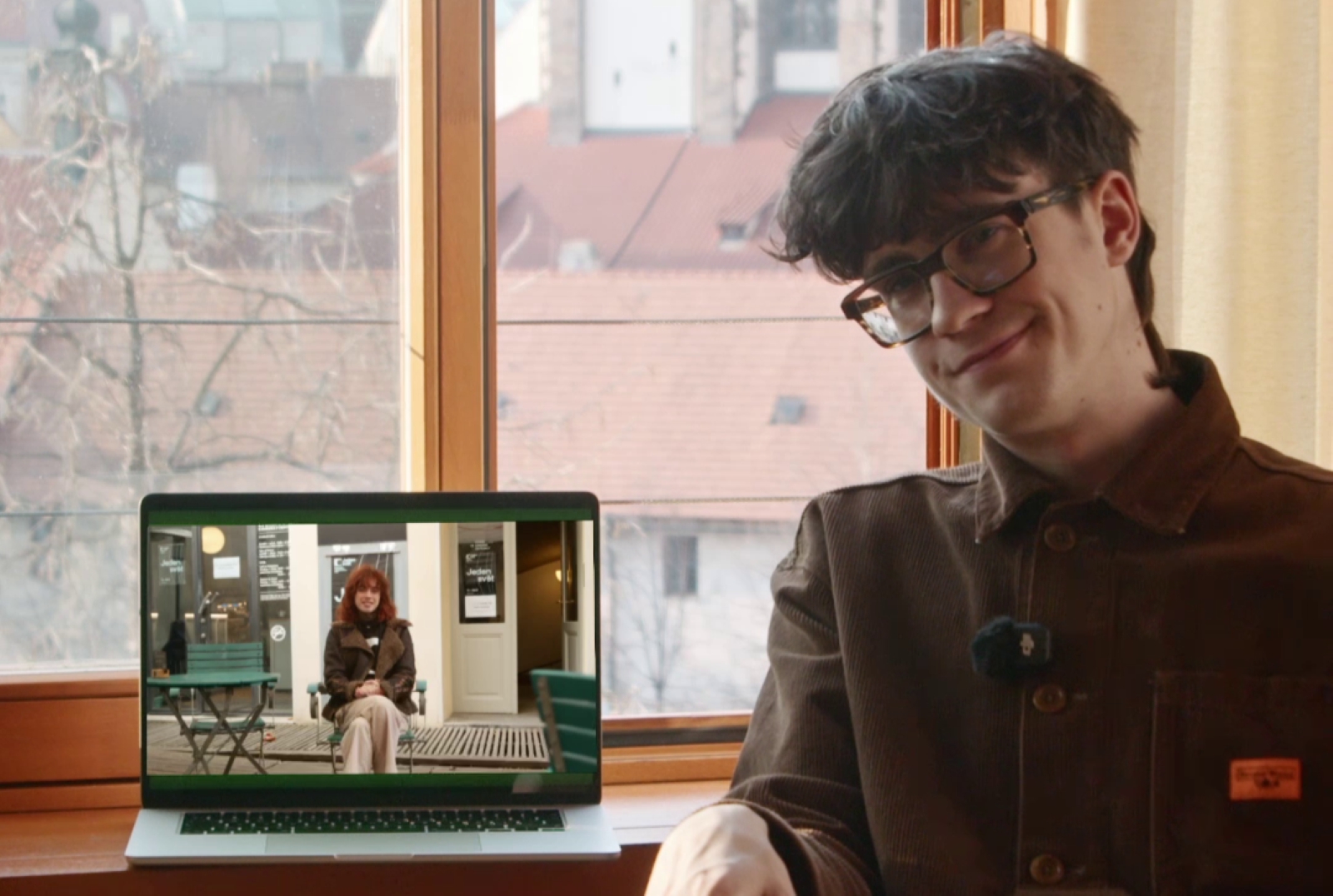 Anna and Bořek announce the winner